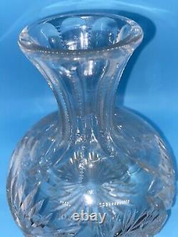 Hawkes School Cut Crystal Brilliant Glass Wine Decanter, 20th Century, No Flaws