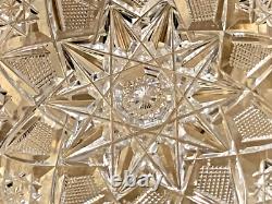 Hawkes Signed Antique Crystal ABP 5 Bowls Circa 1908 Excellent Condition 2pc