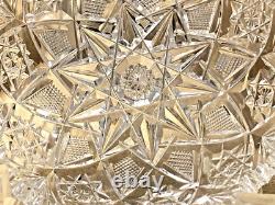 Hawkes Signed Antique Crystal ABP 5 Bowls Circa 1908 Excellent Condition 2pc