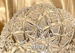 Hawkes Signed Antique Crystal ABP 5 Bowls Circa 1908 Excellent Condition 2pc