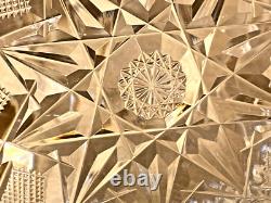 Hawkes Signed Antique Crystal ABP 5 Bowls Circa 1908 Excellent Condition 2pc