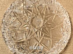 Hawkes Signed Antique Crystal ABP 5 Bowls Circa 1908 Excellent Condition 2pc