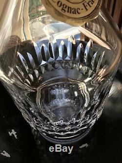 Hennessy Baccarat Cut Crystal Decanter / Handmade in France