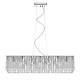 Home Decorators 7-Light Chrome Pendant with Woven Laser Cut Crystal Shade / 223