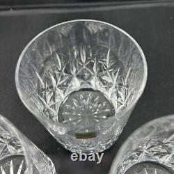 Hoya Double Old Fashioned Glass Cut Crystal CYT713U 4Pc Set