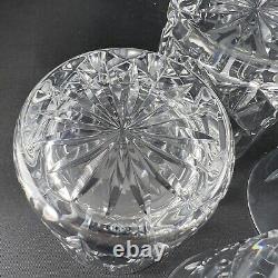 Hoya Double Old Fashioned Glass Cut Crystal CYT713U 4Pc Set