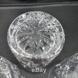 Hoya Double Old Fashioned Glass Cut Crystal CYT713U 4Pc Set