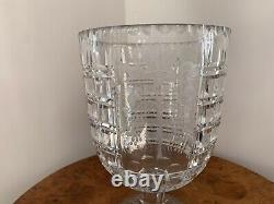 Huge Antique Victorian Crystal Cut Glass Champagne Cooler Wine Bucket. 1875