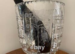 Huge Antique Victorian Crystal Cut Glass Champagne Cooler Wine Bucket. 1875