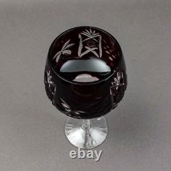 Imperlux Germany Cut to Clear Crystal 8 Wine Hock Glasses Goblets Set Of 6