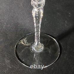 JULIA CRYSTAL TALL RUBY WINE GLASS, Cut & Etched Lead Crystal, 9 3/4, POLAND