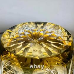 Japanese Crystal Whiskey Glass, Cut Crystal Pattern, Luxury Cocktail Astronom