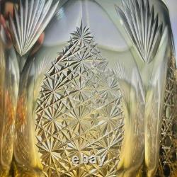 Japanese Crystal Whiskey Glass, Cut Crystal Pattern, Luxury Cocktail Astronom