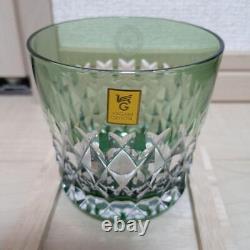 KAGAMI CRYSTAL Edo Kiriko Glass Cut Crystal, Scratch-Free, No Box