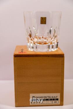 Kagami Crystal Glass T394 C-312 Cut Glass Whiskey Tumbler Made in Japan New Kagami Crystal Glass T394 C-312 Cut Glass Whiskey Tumbler Made in Japan New