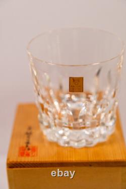 Kagami Crystal Glass T394 C-312 Cut Glass Whiskey Tumbler Made in Japan New Kagami Crystal Glass T394 C-312 Cut Glass Whiskey Tumbler Made in Japan New