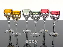 Katharinen Anna Hutte Ann5 Cut-to-clear Cased Crystal Hock Wine Glasses Set Of 6