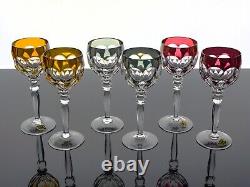 Katharinen Anna Hutte Ann5 Cut-to-clear Cased Crystal Hock Wine Glasses Set Of 6