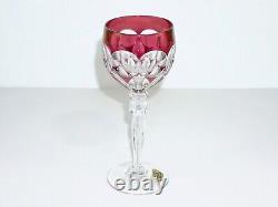 Katharinen Anna Hutte Ann5 Cut-to-clear Cased Crystal Hock Wine Glasses Set Of 6