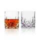 LEMONSODA Crystal Cut Old Fashioned Whiskey Glasses 10oz 2/4/6ct