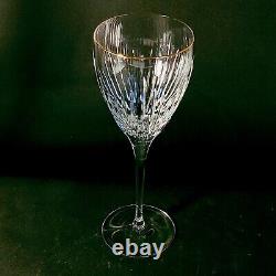 LENOX GRANDURE WATER GLASSES, 8 5/8, 8 oz, Cut Lead Crystal, 22K Trim, 2PCS