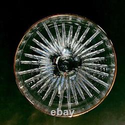 LENOX GRANDURE WATER GLASSES, 8 5/8, 8 oz, Cut Lead Crystal, 22K Trim, 2PCS