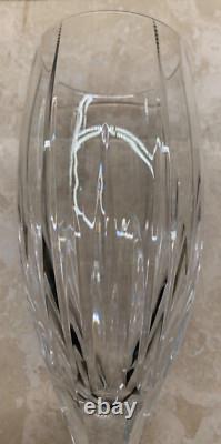 LOT of FOUR (4) Mikasa ARCTIC LIGHTS Crystal 8.5 Iced Tea Glasses Vertical Cuts