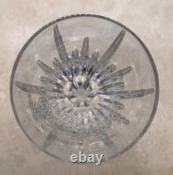 LOT of FOUR (4) Mikasa ARCTIC LIGHTS Crystal 8.5 Iced Tea Glasses Vertical Cuts