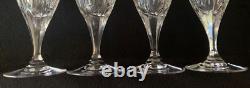 LOT of FOUR (4) Mikasa ARCTIC LIGHTS Crystal 8.5 Iced Tea Glasses Vertical Cuts