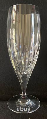 LOT of FOUR (4) Mikasa ARCTIC LIGHTS Crystal 8.5 Iced Tea Glasses Vertical Cuts