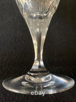 LOT of FOUR (4) Mikasa ARCTIC LIGHTS Crystal 8.5 Iced Tea Glasses Vertical Cuts