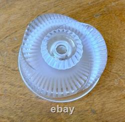 Lalique France Paris Art Cut Crystal Glass Sculpture Baptiste Perfume Bottle Vtg