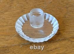 Lalique France Paris Art Cut Crystal Glass Sculpture Baptiste Perfume Bottle Vtg