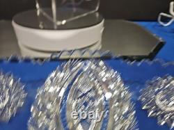 Large 12 tray platter American Brilliant Period Cut Glass Crystal Anne / Laurel