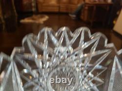 Large Punch Bowl American Brilliant period Cut Glass Crystal Huge Hobstars early