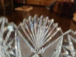 Large Punch Bowl American Brilliant period Cut Glass Crystal Huge Hobstars early