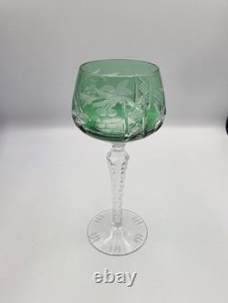 Lausitzer Crystal LA15 Grape Vine Cut-To-Clear Wine Glasses Set of 6