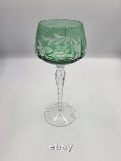 Lausitzer Crystal LA15 Grape Vine Cut-To-Clear Wine Glasses Set of 6