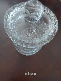 Lead CRYSTAL Glass ICE BUCKET Cookie Jar Biscuit Barrel Canister Hand Etched&Cut