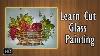 Learn How To Paint Cut Glass Painting Basic Glass Painting Techniques