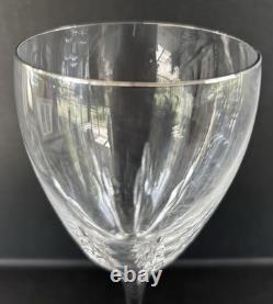 Lenox Firelight Gold Crystal Water Goblets Wine Glasses 8 5/8 Set of 7