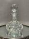Libby American Brilliant Cut Crystal Glass Perfume /Vanity Bottle, Prism Stopper
