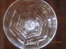 Lot of 8 Netherlands by Royal Leerdam step cut crystal champagne coupe