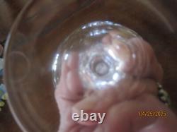 Lot of 8 Netherlands by Royal Leerdam step cut crystal champagne coupe