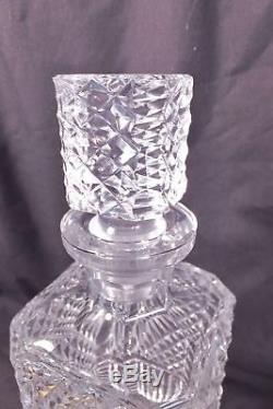 Lovely Pair of Waterford Cut Crystal Whiskey Decanter Pattern 8623678 Ireland