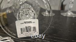 MARQUIS By Waterford Wine Glasses Set Of 4. CUT CRYSTAL 12 oz Italy NEW