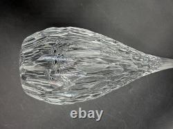 MCM signed Josef Svarc Bohemian glass cut crystal faceted droplet sculpture