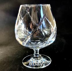 MIKASA OLYMPUS BRANDY SNIFFTER GLASSES, Cut Lead Crystal, 4PCS SET