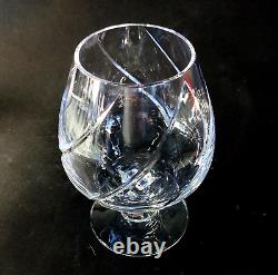 MIKASA OLYMPUS BRANDY SNIFFTER GLASSES, Cut Lead Crystal, 4PCS SET