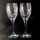 MIKASA OLYMPUS WATER GLASSES, Cut Lead Crystal, 9, 10 oz, SLOVENIA. 2PC